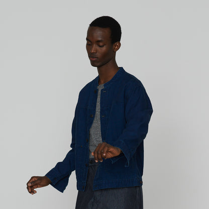 Indigo Linen Jacket 【OR-4311】