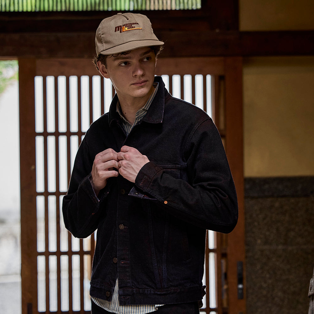 ベンガラ染めデニムジャケット【D4621】