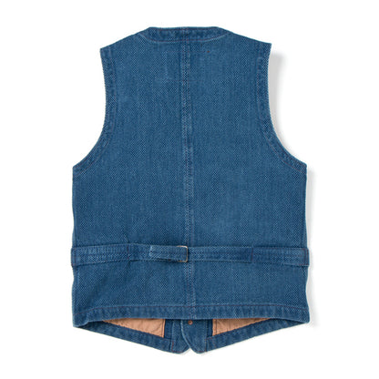 ユーズド刺し子ベスト【4483U】