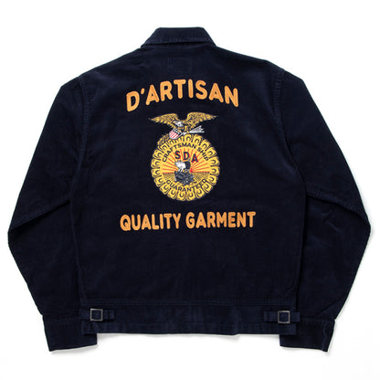 刺繍コーデュロイジャケット【4526】