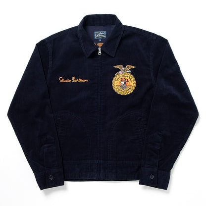 刺繍コーデュロイジャケット【4526】