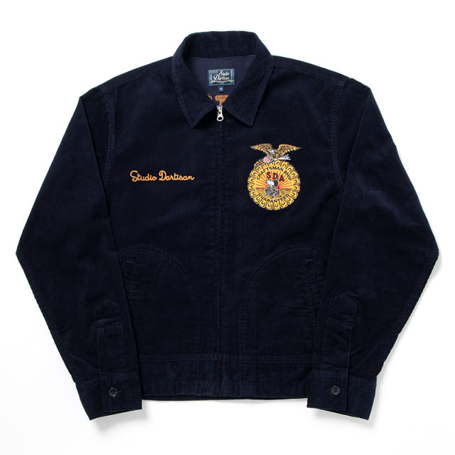 刺繍コーデュロイジャケット【4526】