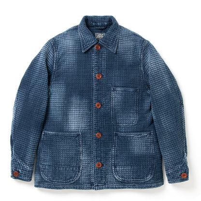 USEDインディゴ刺し子ジャケット【4569U】