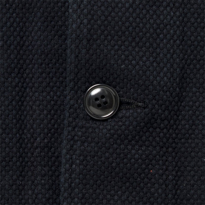 京黒紋付染刺し子ベスト【4573】