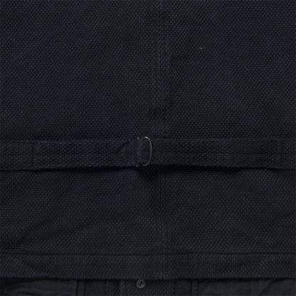 京黒紋付染刺し子ベスト【4573】