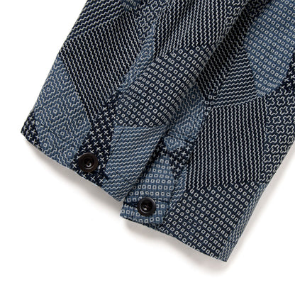 ツギハギ刺し子ジャケット【4576】