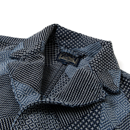 ツギハギ刺し子ジャケット【4576】