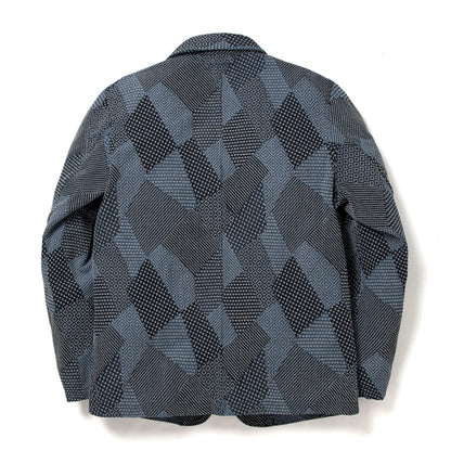 ツギハギ刺し子ジャケット【4576】