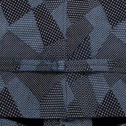 ツギハギ刺し子ベスト【4577】