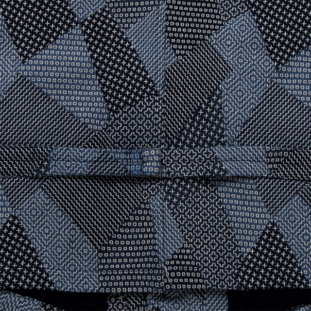 ツギハギ刺し子ベスト【4577】