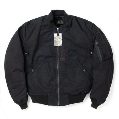 京黒紋付染MA-1ジャケット【4578】