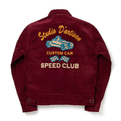 刺繍コーデュロイジャケット【4584】