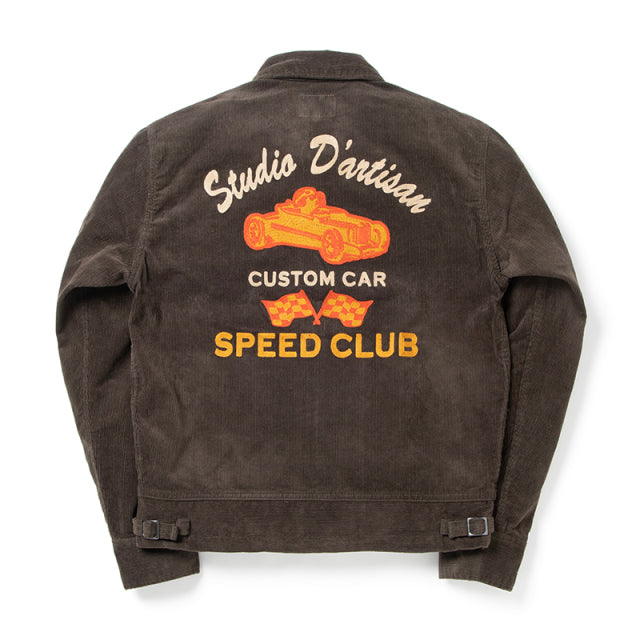 刺繍コーデュロイジャケット【4584】