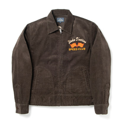 刺繍コーデュロイジャケット【4584】