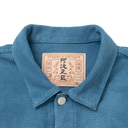 阿波正藍手染め刺し子ジャケット【4585】