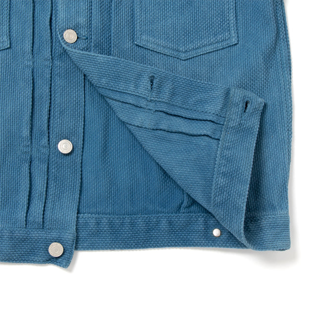 阿波正藍手染め刺し子ジャケット【4585】