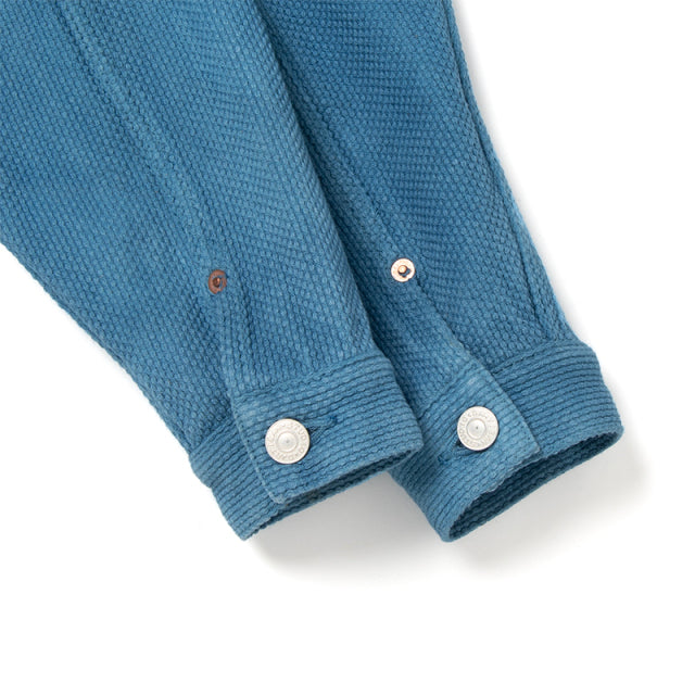 阿波正藍手染め刺し子ジャケット【4585】