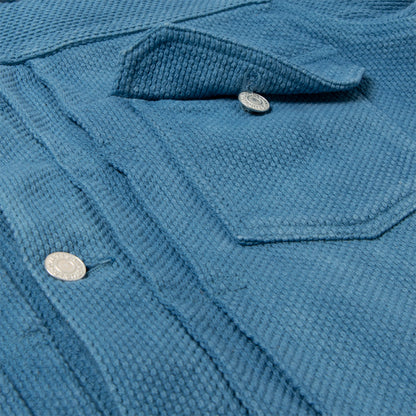 阿波正藍手染め刺し子ジャケット【4585】