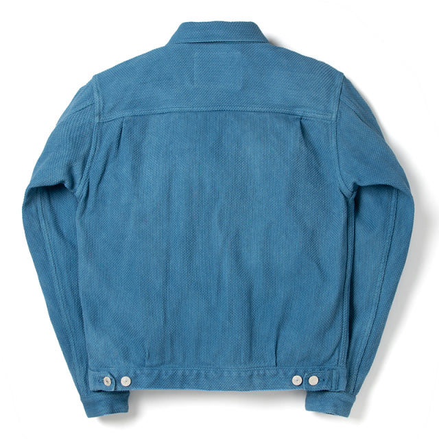 阿波正藍手染め刺し子ジャケット【4585】