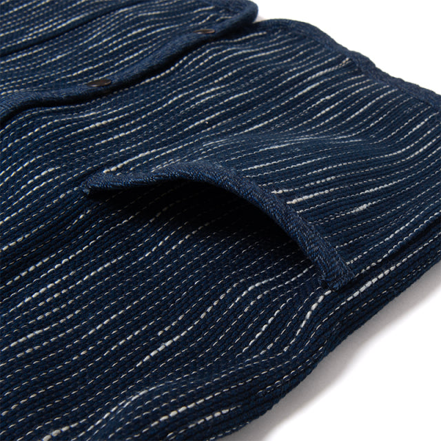 RAIN刺し子ベスト【4588】