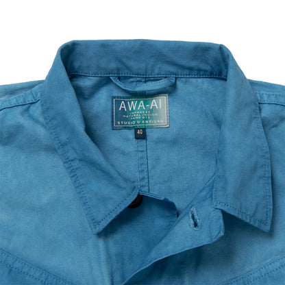 阿波正藍手染めトロピカルジャケット【4590】