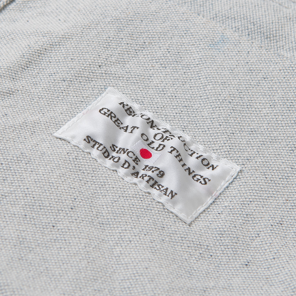 アップサイクルインディゴキャンバスカバーオール【4607】