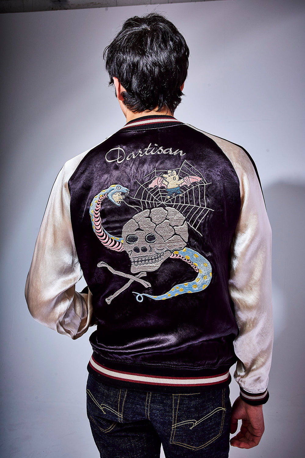 サテンスカジャン【4612】