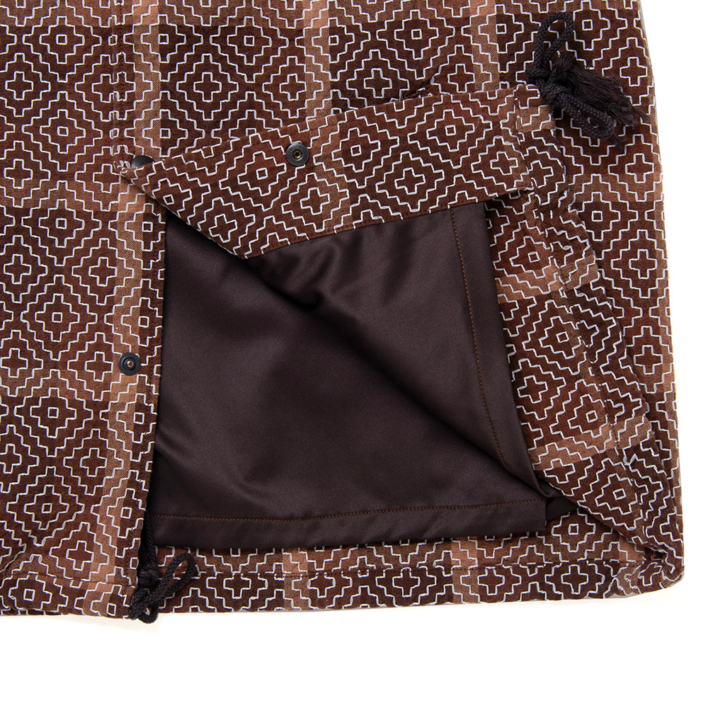 柿渋野良着刺し子コーチジャケット【4618】