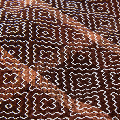 柿渋野良着刺し子コーチジャケット【4618】