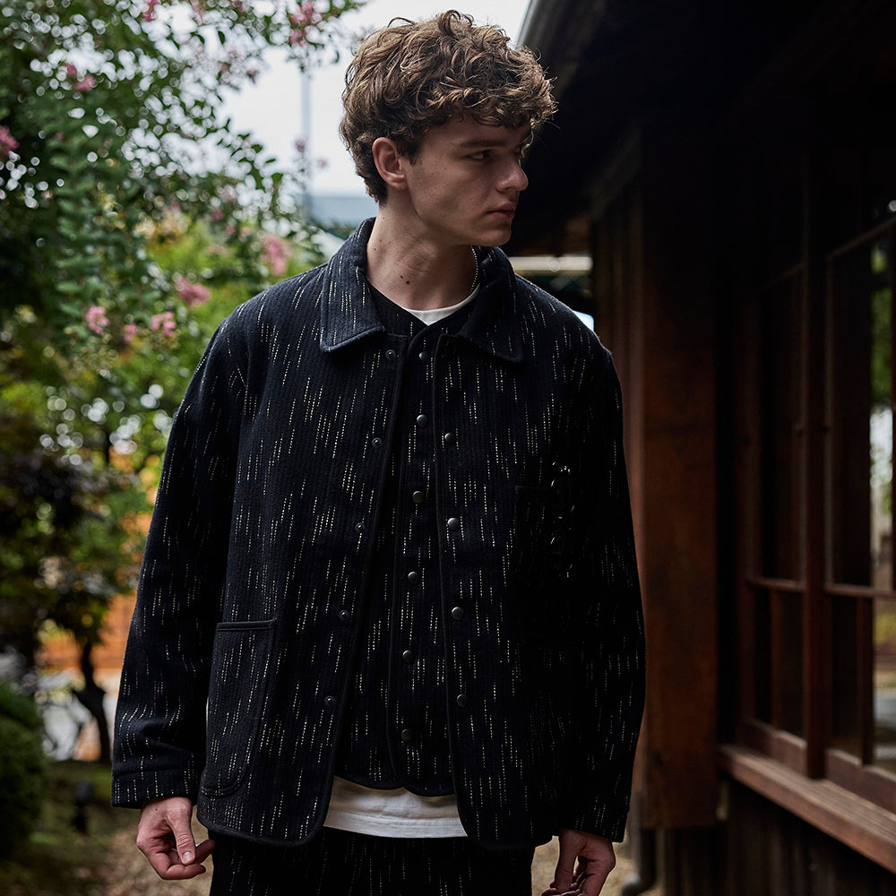 絣染ビーチクロスジャケット【4616】