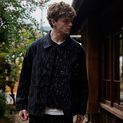 絣染ビーチクロスジャケット【4616】