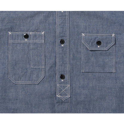 シャンブレー半袖ワークシャツ【5333A-S】