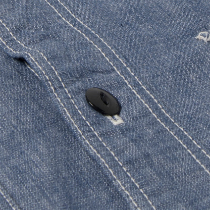 シャンブレー半袖ワークシャツ【5333A-S】