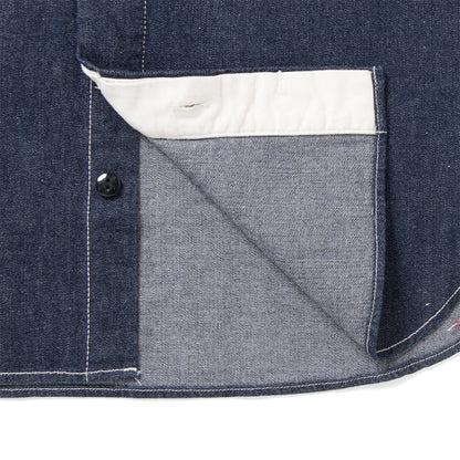 デニム半袖ワークシャツ【5333B-S】