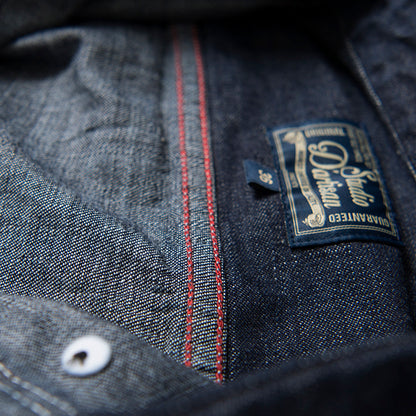 デニム長袖ワークシャツ【5333B】