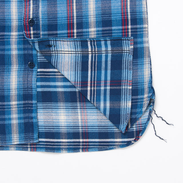 先染めインディゴネルシャツ【5660】