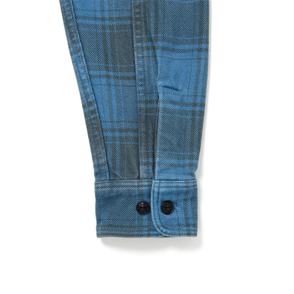 インディゴ染めネルシャツ【5664】