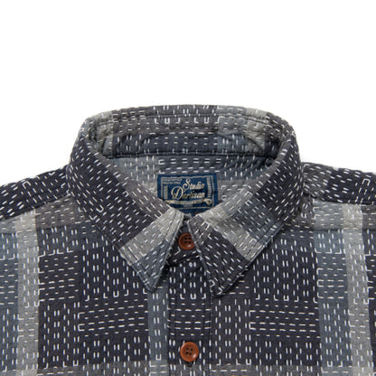 NORAGI SASHIKO カラーシャツ【5666】