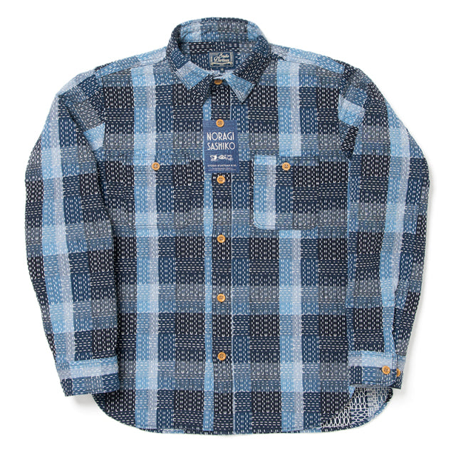 NORAGI SASHIKO カラーシャツ【5666】