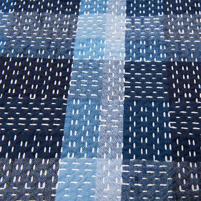 NORAGI SASHIKO半袖カラーシャツ【5667】