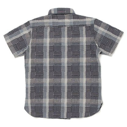 NORAGI SASHIKO半袖カラーシャツ【5667】