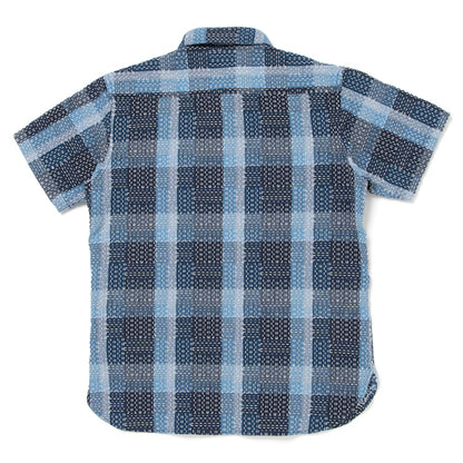NORAGI SASHIKO半袖カラーシャツ【5667】