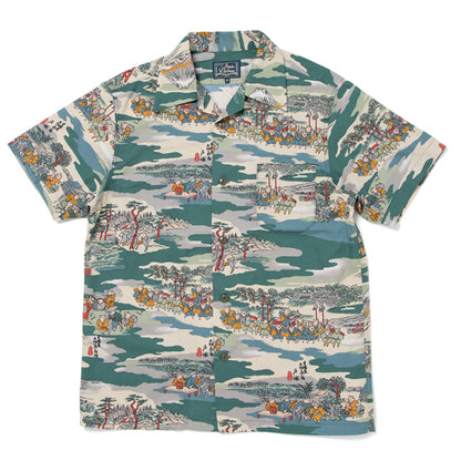 東海道五十三次アロハシャツ【5669】