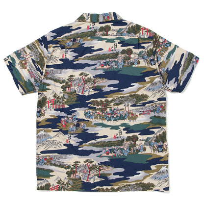 東海道五十三次アロハシャツ【5669】