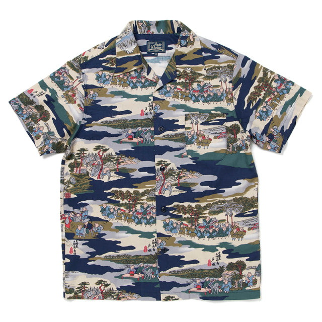 東海道五十三次アロハシャツ【5669】
