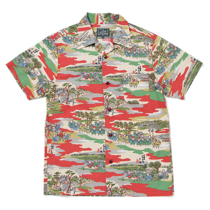 東海道五十三次アロハシャツ【5669】
