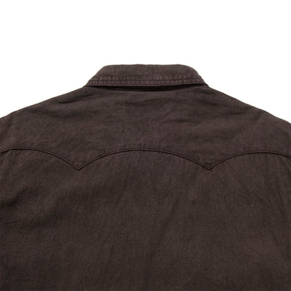 奄美泥染ウエスタンシャツ【5671】