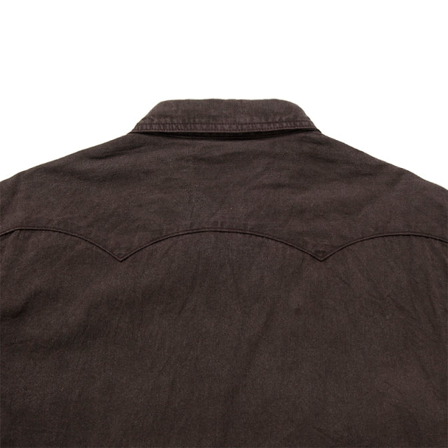 奄美泥染ウエスタンシャツ【5671】