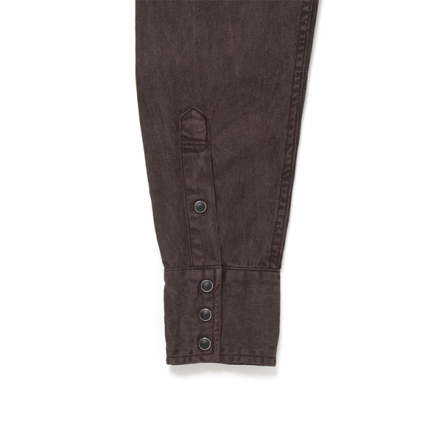 奄美泥染ウエスタンシャツ【5671】