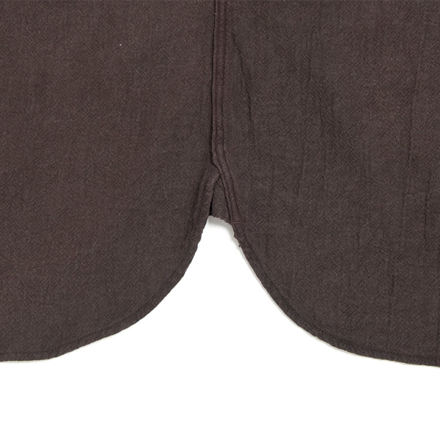 奄美泥染 鯉口シャツ【5672】